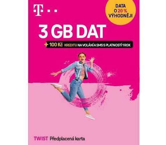 T-Mobile SIM Twist s Námi 3GB (700 645)