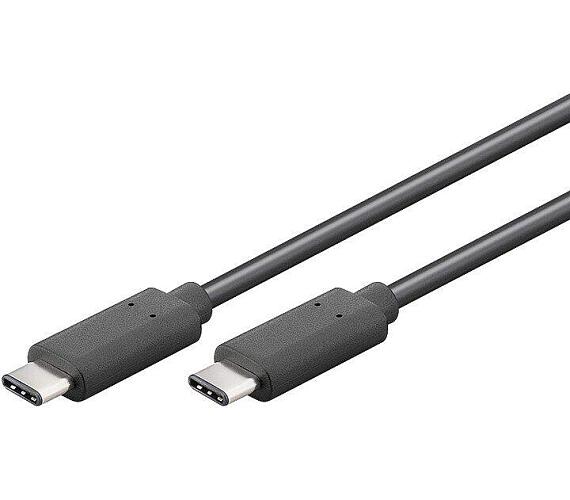 Kabel USB 3.1 C/USB C konektor 1m černý TIPA