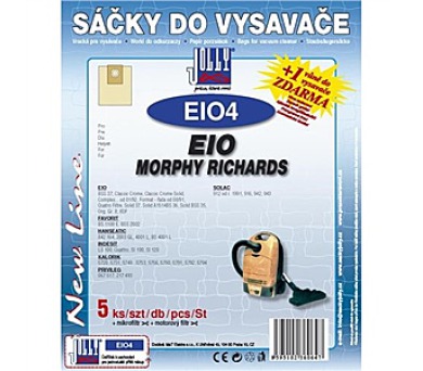 Sky do vysavae Jolly EIO 4 (5+1+1ks) do vysav. EIO, MORPHY RICHARDS