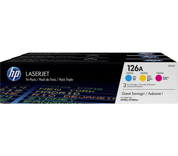 Toner HP 126A, 3x 1 000 stran - CMY