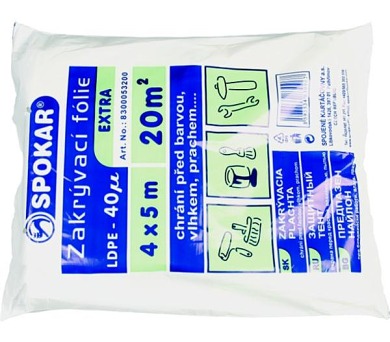Flie Spokar zakrvac 4x5m, LDPE - 40MY