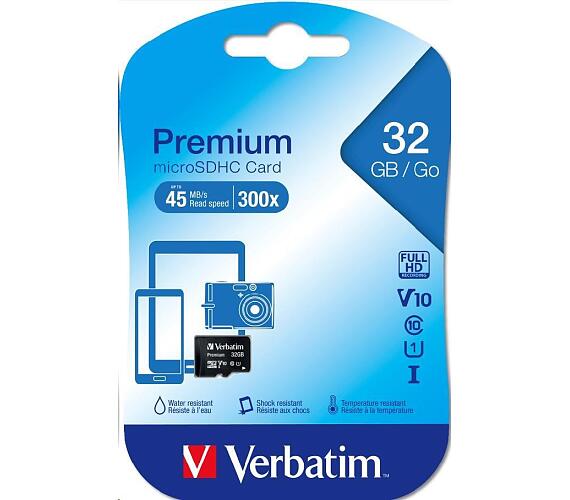 Pamov karta Verbatim Micro SDHC 32GB Class 10