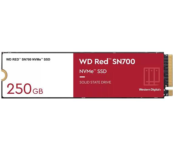 WD SSD RED SN700 250GB / WDS250G1R0C / NVMe M.2 PCIe Gen3 / Interní / M.2 2280