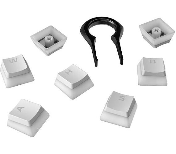 HP HyperX Pudding Keycaps - Full Key Set - PBT - White (US Layout) (4P5P5AA#ABA)