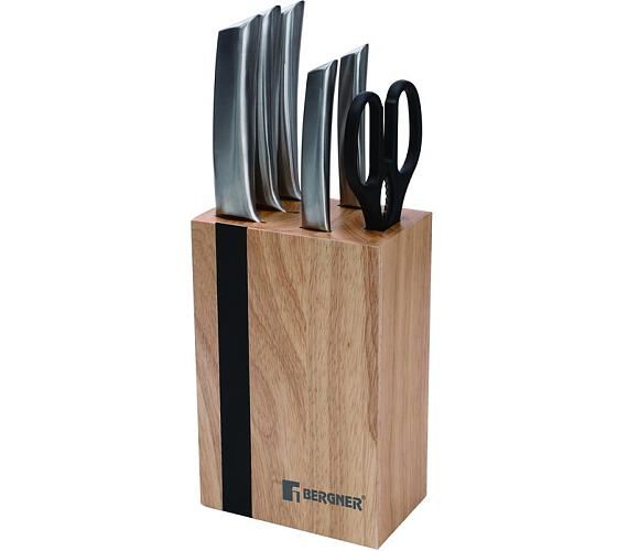 Bergner Sada nožů v dřevěném bloku 7 ks KEOPS BG-4176-MM