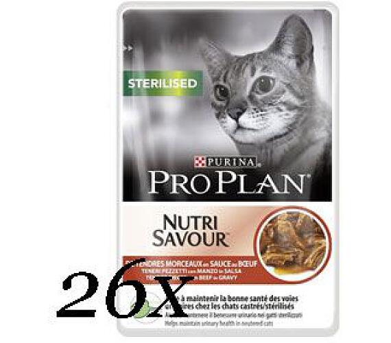 Purina ProPlan Cat kaps. Steriliz. hovězí 26x85g