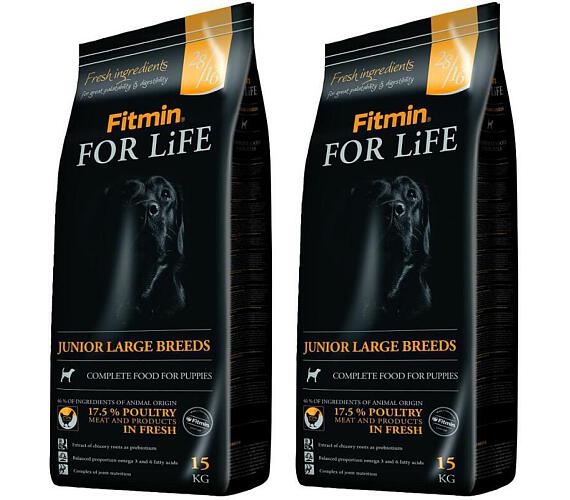 Granule pro psy Fitmin For Life Junior large breed 2x15 kg