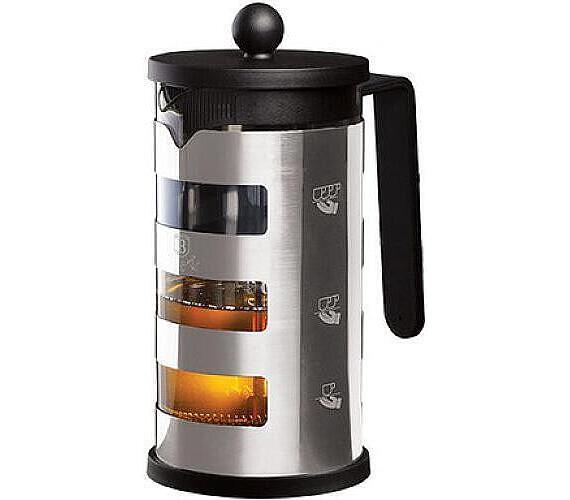 BerlingerHaus Konvice na čaj a kávu french press 600 ml Black Silver Collection BH-7806
