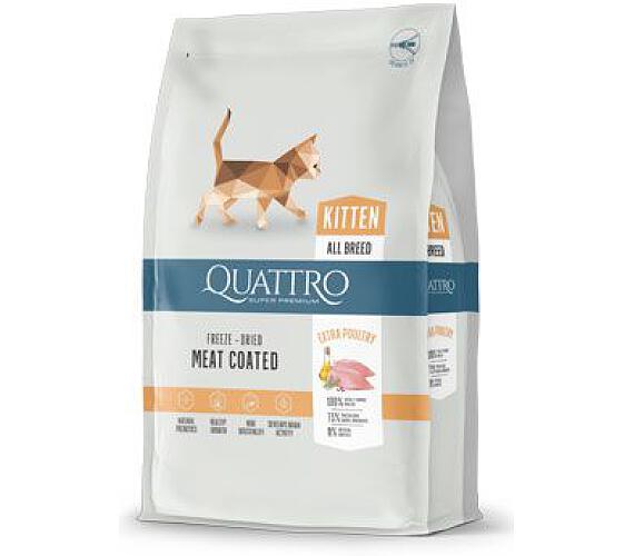 Quattro Cat Superpremium Kitten Drůbež 1,5kg