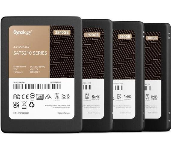 Synology SAT5210 / 3,84TB / SSD / 2.5" / SATA / 5R (SAT5210-3840G)