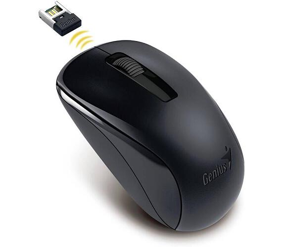 Genius NX-7005/Kancelářská/Optická/Bezdrátová USB/Černá (31030017400)