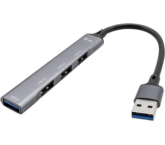 I-TEC USB 3.0 HUB Metal 1x USB 3.0 + 3x USB 2.0 (U3HUBMETALMINI4)