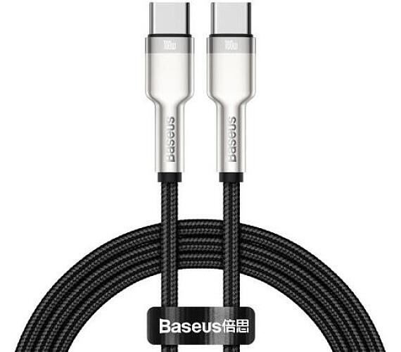 Baseus Cafule Series nabíjecí / datový kabel USB-C samec na USB-C samec s kovovými koncovkami 100W 1m