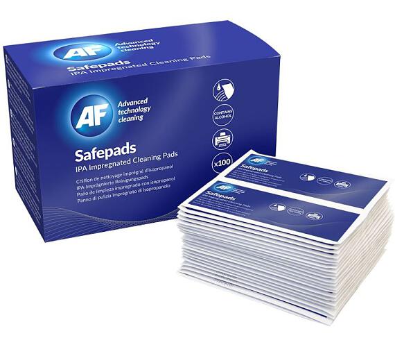 AF Safepads - čistící ubrousky impregnované isopropylalkoholem + DOPRAVA ZDARMA