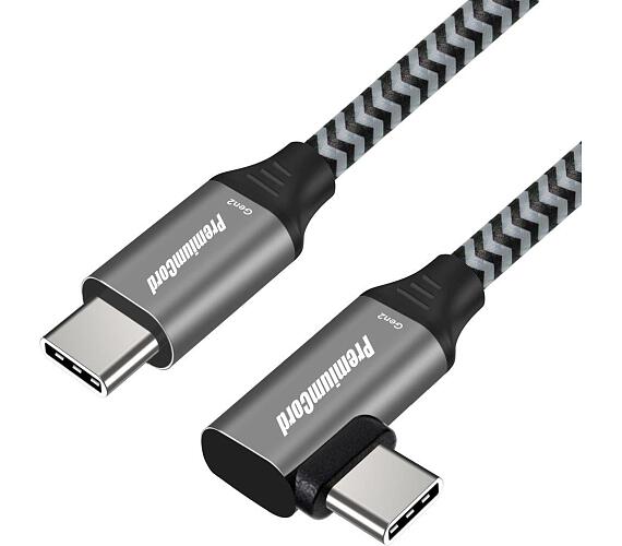 PREMIUMCORD premiumCord USB-C zahnutý kabel ( USB 3.2 GEN 2
