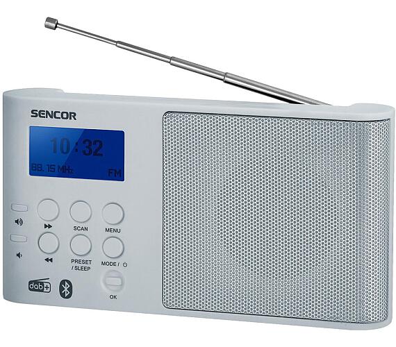SRD 7100W DAB/FM RÁDIO Sencor + DOPRAVA ZDARMA