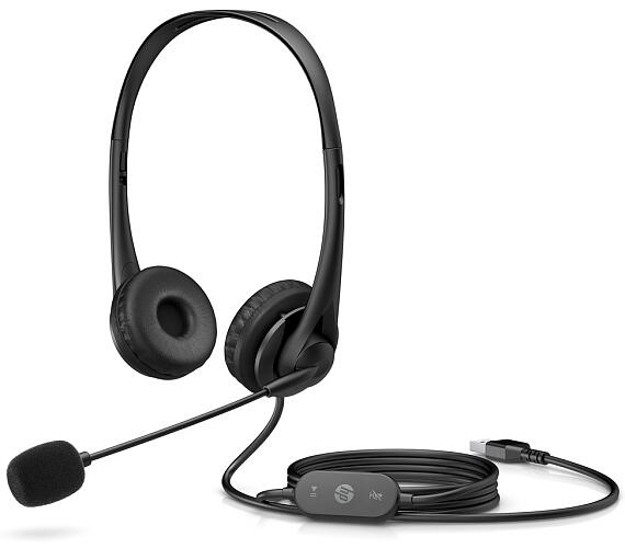 HP Wired USB-A Stereo Headset (428H5AA#ABB)