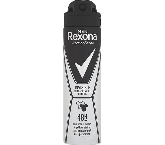 Rexona Men antiperspirant Invisible Black + White, 150 ml