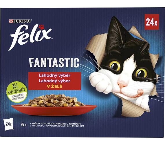 Felix Fantastic kapsičky pro kočky výběr v želé