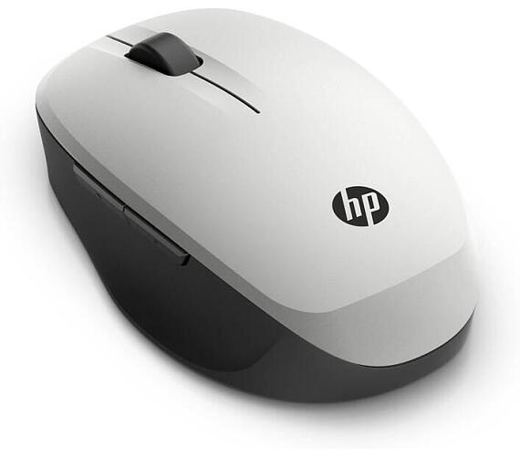 HP 300 bezdrátová myš Dual Mode - stříbrná (6CR72AA#ABB)