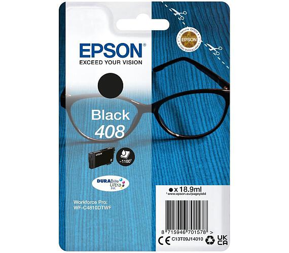 Epson EPSON Singlepack Black 408 DURABrite Ultra Ink (C13T09J14010)