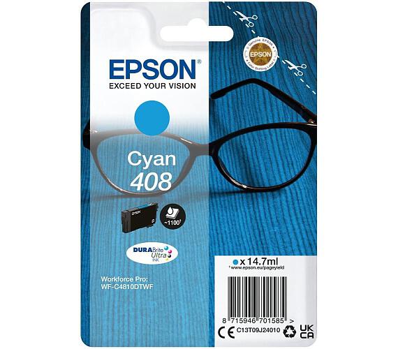 Epson EPSON Singlepack Cyan 408 DURABrite Ultra Ink (C13T09J24010) + DOPRAVA ZDARMA
