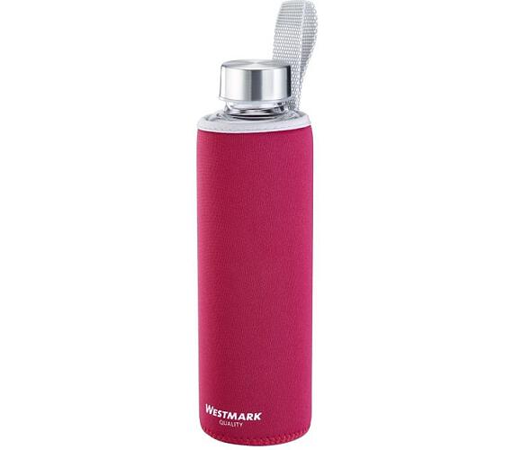 Lahev na pit sklenn s obalem VIVA 550 ml - erven Westmark