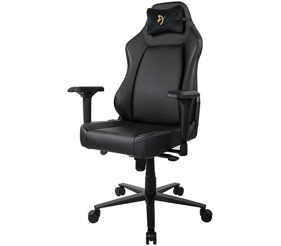 AROZZI herní židle PRIMO PU/ černá/ zlaté logo (PRIMO-PU-GD)