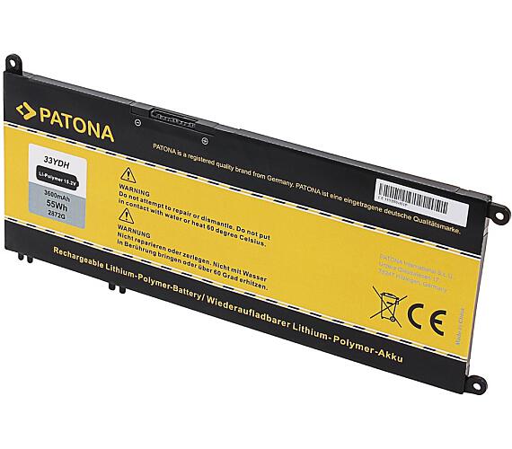 PATONA baterie pro ntb DELL Inspiron 13/15/17 G3 3600mAh Li-Pol 15,2V 33YDH (PT2872) + DOPRAVA ZDARMA