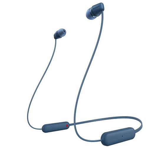Sony WIC100L.CE7 bezdrátová sluchátka do uší - blue
