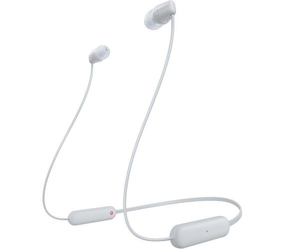 Sony WIC100W.CE7 bezdrátová sluchátka do uší - white