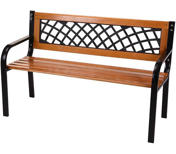 ProGarden Zahradní lavice dřevěná PALISANDR 118 x 50 x 75 cm KO-YA3000030