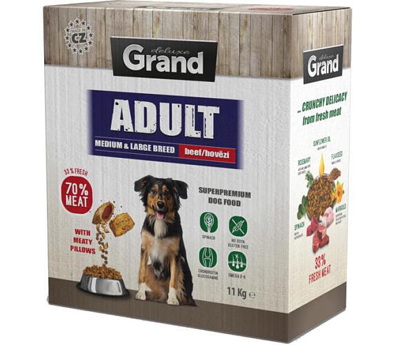Grand Dry Adult mini&small breed hovězí 11kg