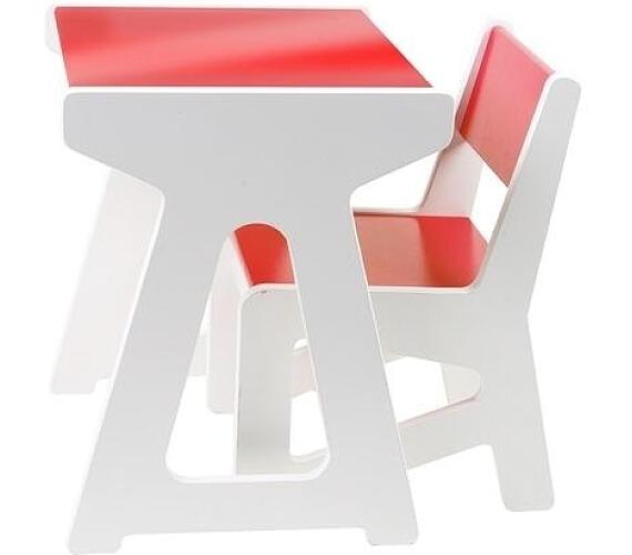 Present Time Dětská sada - mini psací stůl a židle JIP0574RD