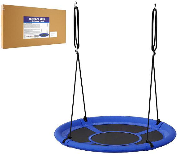 Teddies Houpací kruh modrý 100 cm látková výplň v krabici 73x37x7cm + DOPRAVA ZDARMA