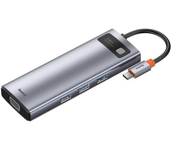 Baseus Metal Gleam Series 9v1 HUB Type-C (USB-C PD 100W