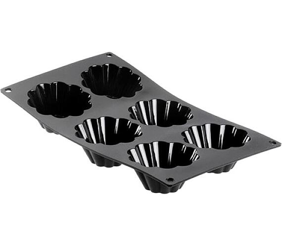 Forma na brioky de Buyer, 1964.01 MoulFlex, silikonov, 6 ks, nepilnav, prmr 8 cm, vka 3,5 cm