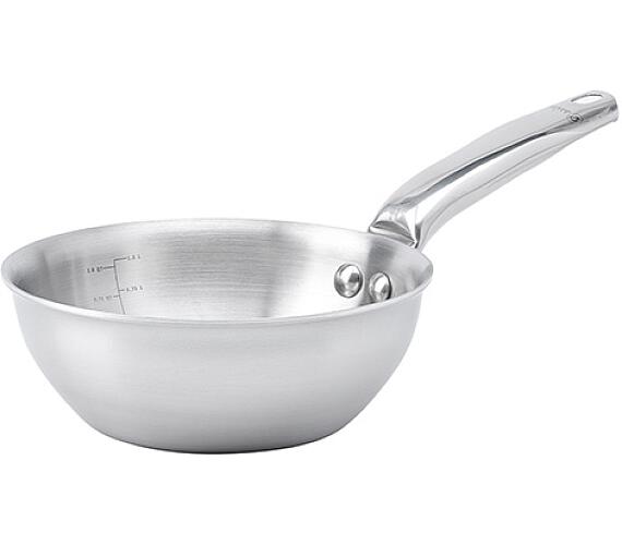 Pnev de Buyer, 3603.16 ALCHIMY, zaoblen vy bon hrana, vodotsn ntovan rukoje, prmr 16 cm, stupnice objemu