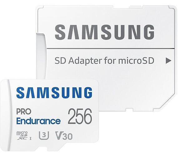 Samsung PRO Endurance/micro SDXC/256GB/UHS-I U3 / Class 10/+ Adaptér (MB-MJ256KA/EU)