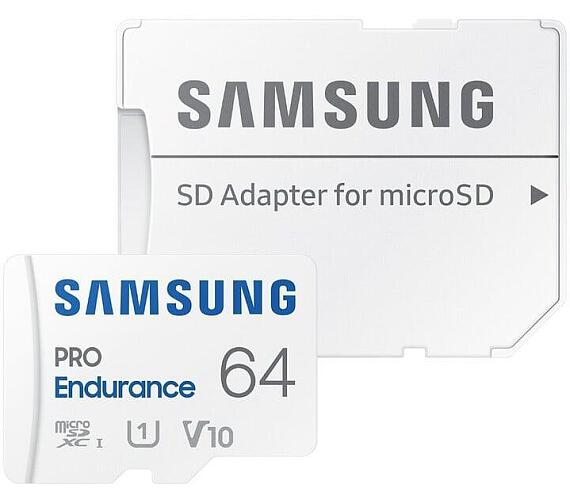 Samsung PRO Endurance/micro SDXC / 64GB / 100MBps / UHS-I U1 / Class 10/+ Adaptér (MB-MJ64KA/EU)