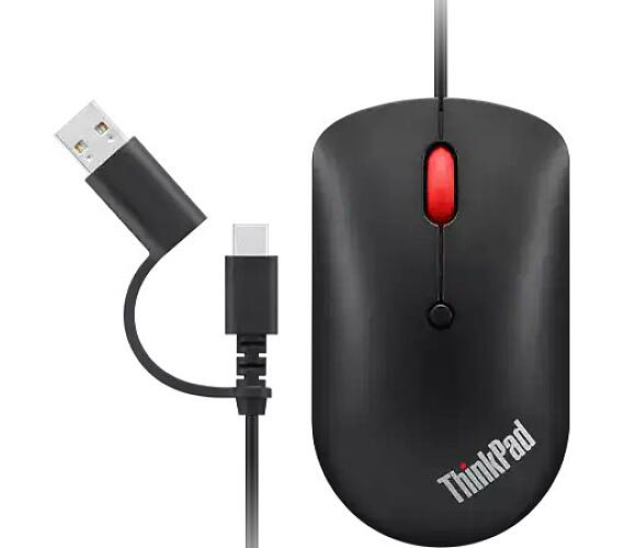 Lenovo ThinkPad/Cestovní/Optická/Drátová USB/Černá (4Y51D20850)