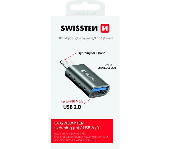Swissten OTG ADAPTER LIGHTNING(M)/USB-A(F)
