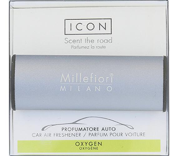 Millefiori Icon Metallo Oxygen vůně do auta stříbrná mat