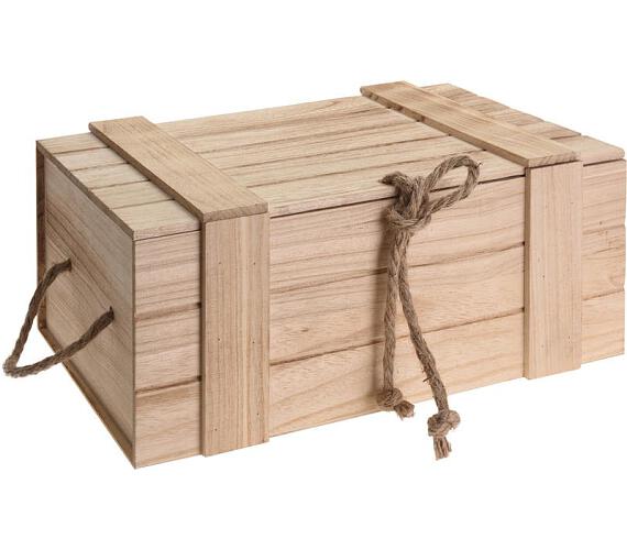 Homestyling Úložný box dřevěný sada 3 ks HOMESTYLING KO-KR2002560
