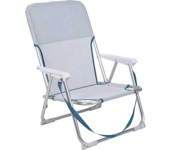 ProGarden Kempingová židle skládací PROGARDEN bílá / modrá KO-X44000350