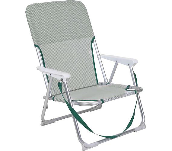 ProGarden Kempingová židle skládací PROGARDEN bílá / zelená KO-X44000360