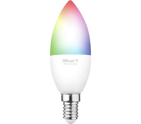Trust Smart WiFi LED RGB&white ambience Candle E14 - barevná (71280)