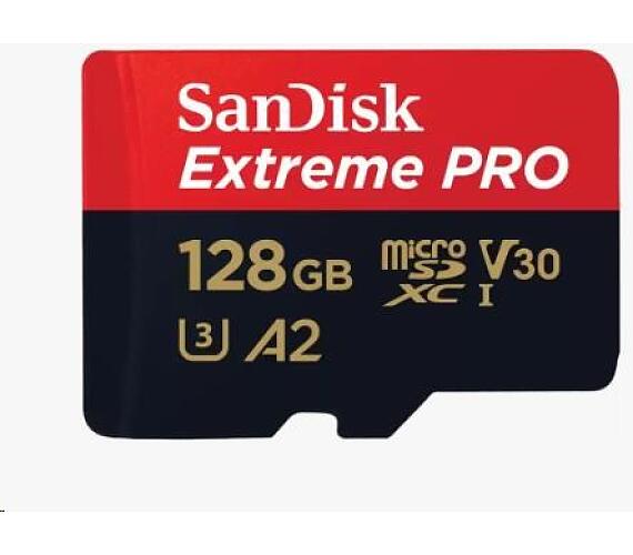 Sandisk micro SDXC karta 128GB Extreme PRO (200 MB/s Class 10