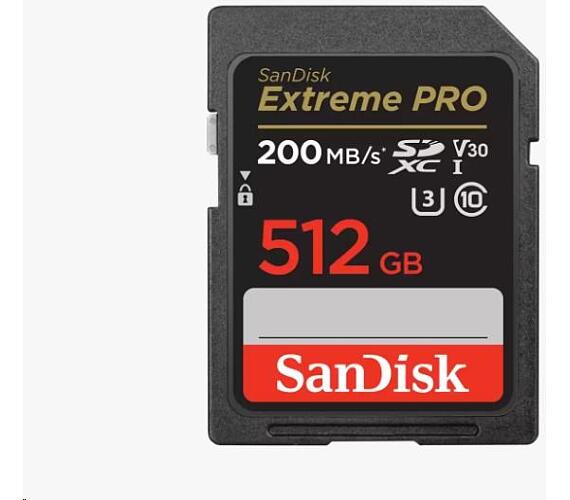 Sandisk SDXC karta 512GB Extreme PRO (200 MB/s Class 10