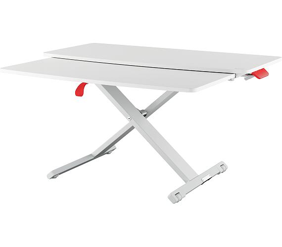 Leitz Ergonomický pracovní stůl pro práci v sedě/ve stoje s výsuvnou zásuvkou na klávesnici ERGO Cosy (65320085)